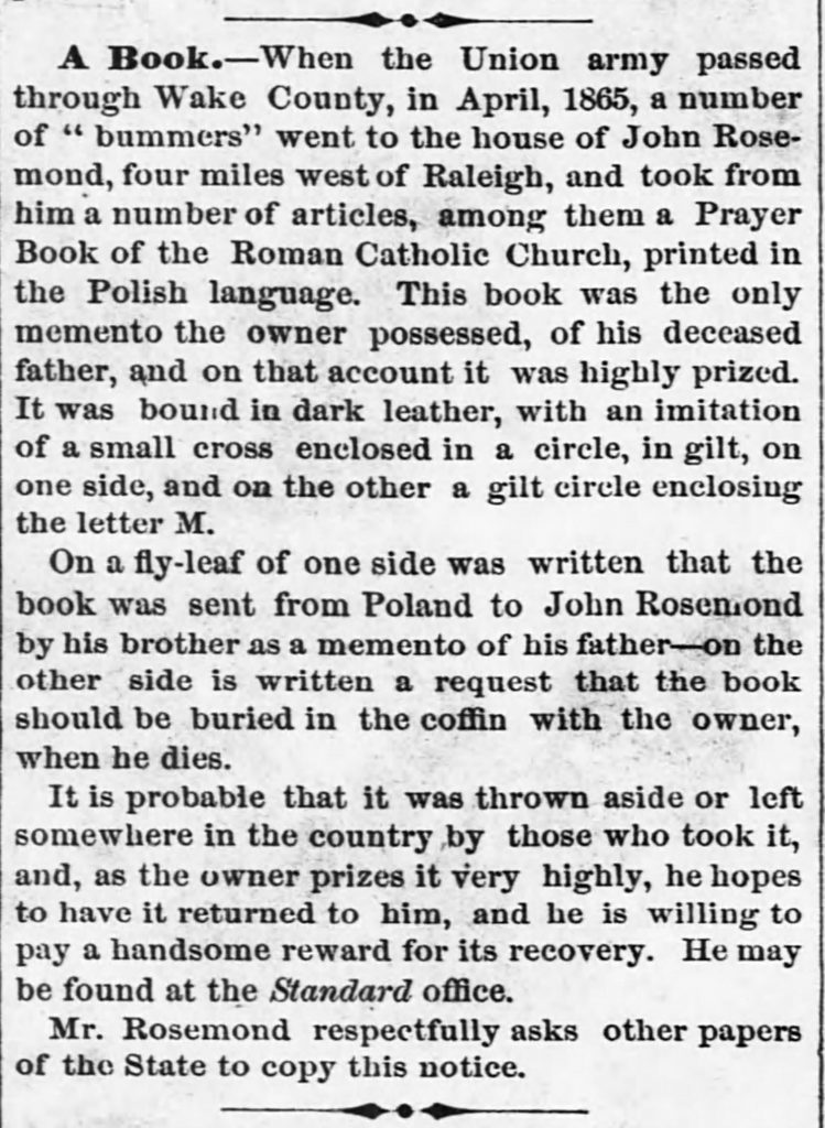 The Daily Standard, czwartek, 29 marca 1866 r.