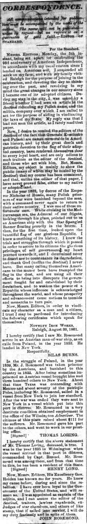 The Daily Standard, wtorek, 13 lipca 1869 r.