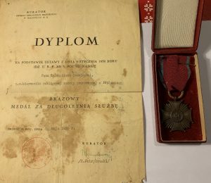 Medal za długoletnią służbę w zawodzie nauczyciela, 1938 r.