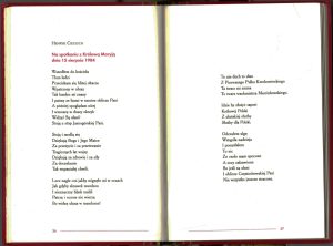 Henryk Cieciuch, Na spotkaniu z Królową Maryją, wiersz z antologii Augustowscy ułani