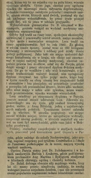 Artykuł w Kalendarzu Polskim z 1901 roku 2/2