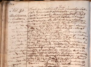 Akt urodzenia z parafii Jaminy Akt urodzenia z parafii Jaminy