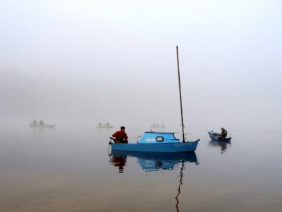 Fishing competition on Lake Bolesty. 2015. Photo K. Olfier-Halicka. Zawody wędkarskie na jeziorze Bolesty. Rok 2015. Fot. K. Olfier- Halicka.