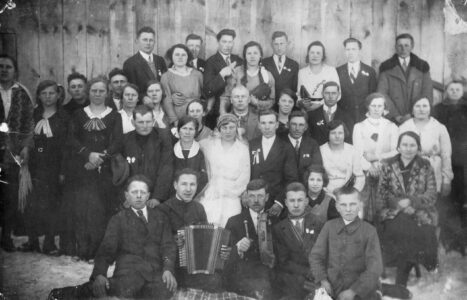 Wedding at Karaś family in Małe Raczki. 1932. Wesele u Karasiów w Małych Raczkach. Rok 1932.