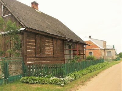 The house of my grandfather Szyc in Ewy. Dom mojego dziadka Szyca w Ewach.