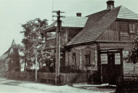 The former Sobotko house in Sztabin from around 1915. Dawny dom Sobotków w Sztabinie z roku ok. 1915.