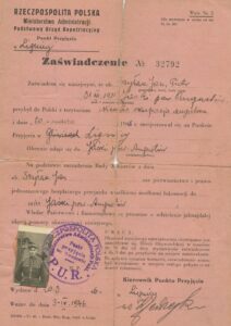 Zaświadczenie repatrianta. Zaświadczenie repatrianta.