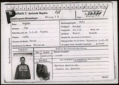 Akta pracownika przymusowego Akta pracownika przymusowego