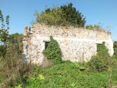 Ruin of the granary. Ruina spichlerza.