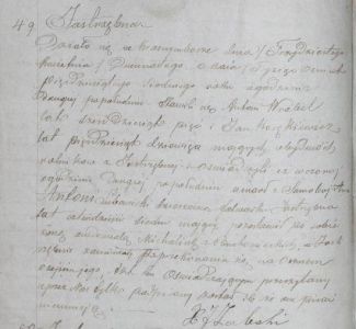 Akt zgonu Antoniego Lubowickiego, ostatniego z tego rodu. Akt zgonu Antoniego Lubowickiego, ostatniego z tego rodu.