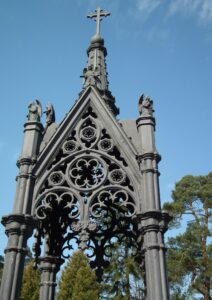 The grave of Adolf Gerschow in Augustów Grób Adolfa Gerschowa w Augustowie