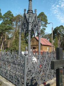 The grave of Adolf Gerschow in Augustów Grób Adolfa Gerschowa w Augustowie