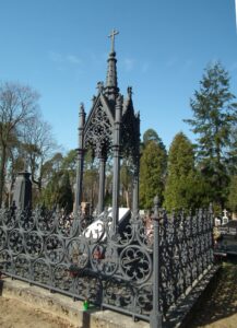 The grave of Adolf Gerschow in Augustów Grób Adolfa Gerschowa w Augustowie
