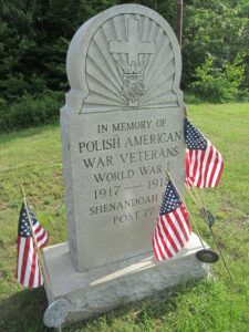 Monument to Polish Americans, veterans of the 1917-1918 war Pomnik polskich Amerykanów, weteranów wojny 1917- 1918