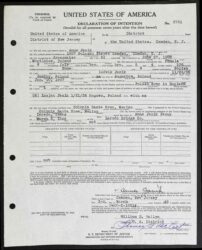 Oświadczenie woli Anny Janik z 1948 r, źródło: FamilySearch Oświadczenie woli Anny Janik z 1948 r, źródło: FamilySearch