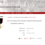Kazimierz Kozłowski w bazie danych IPN "NIEZWYCIĘŻENI 1918-2018"