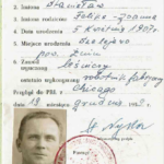 Karta repatriacyjna Stanisława Nyki 1/2