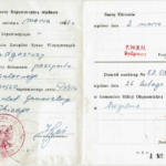 Karta repatriacyjna Stanisława Nyki 2/2