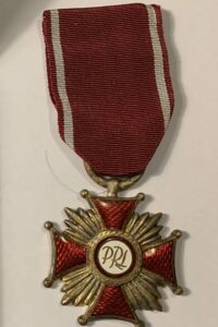 Srebrny Krzyż zasługi otrzymany w 1957 r.