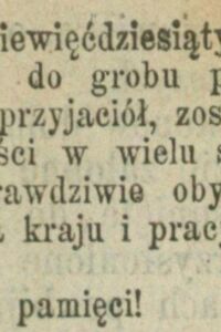 Źródło: Gazeta Warszawska nr 24/1878