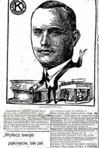 Aleksander Cieciuch; wybory, 1921 r.